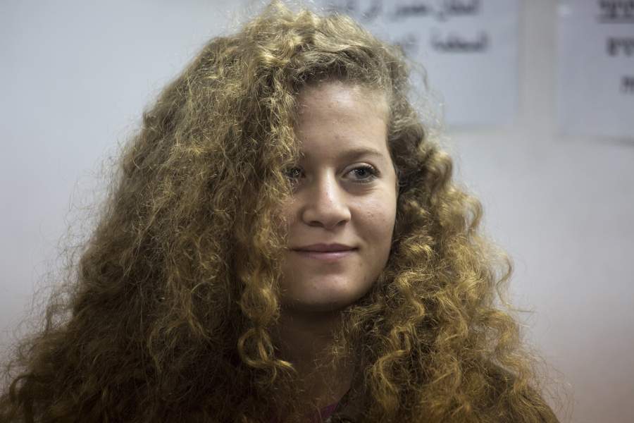 Régimen israelí libera adolescente símbolo de la resistencia palestina