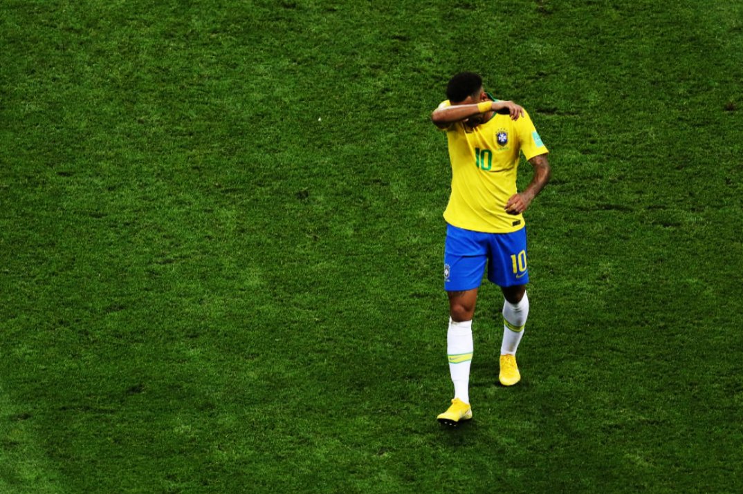Neymar manifestó su dolor por la derrota de Brasil en los cuartos de final