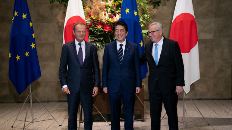 UE y Japón firmaron acuerdo de libre comercio