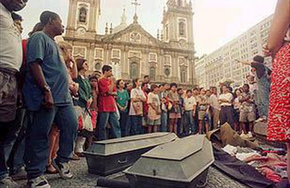 Masacre de La Candelaria en Río de Janeiro