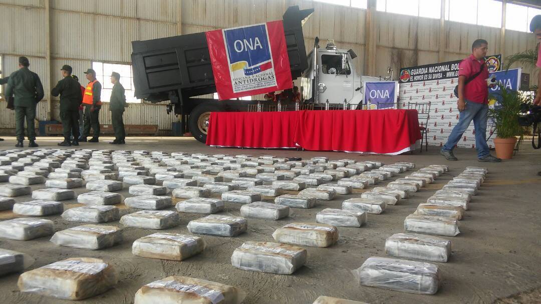 Golpe al narcotráfico en Venezuela: 16 toneladas de drogas incautadas en 2018
