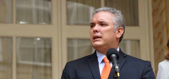 Iván Duque dice que Venezuela debe sufrir un cerco diplomático mundial