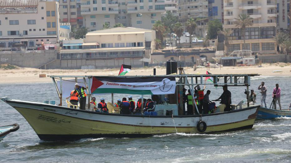 Parte flotilla de Gaza a Chipre para reclamar al Mundo el fin del bloqueo israelí