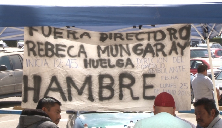 Comerciantes indígenas de Baja California mantienen una huelga de hambre