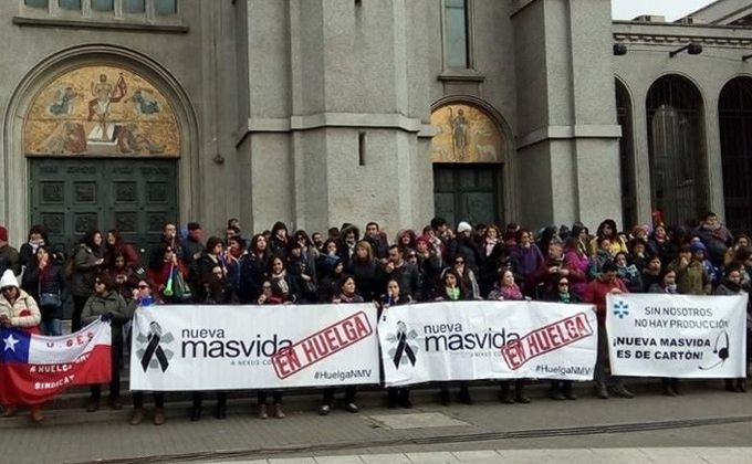 Concepción: Huelga en Isapre Nueva Masvida cumple 28 días y se organiza colecta de alimentos en solidaridad