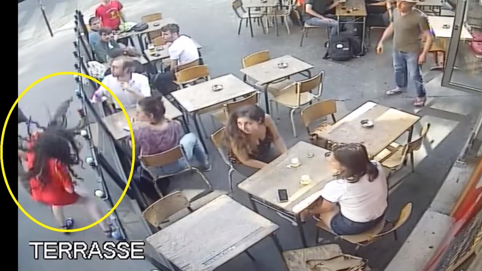 Indignante agresión de un hombre a una mujer moviliza Francia (+Video)