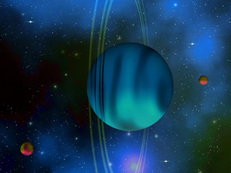 Video simulación explica por qué Urano no está inclinado como todos los otros planetas del Sistema Solar