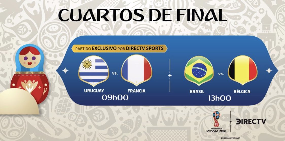 En minutos: Uruguay y Francia se medirán en los cuartos de final