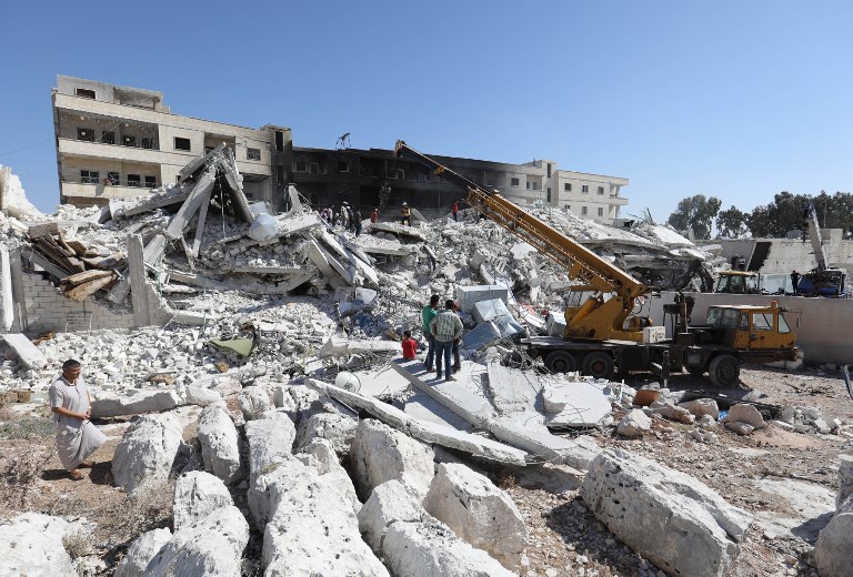 Al menos 69 muertos por explosión de depósito de armas en Siria