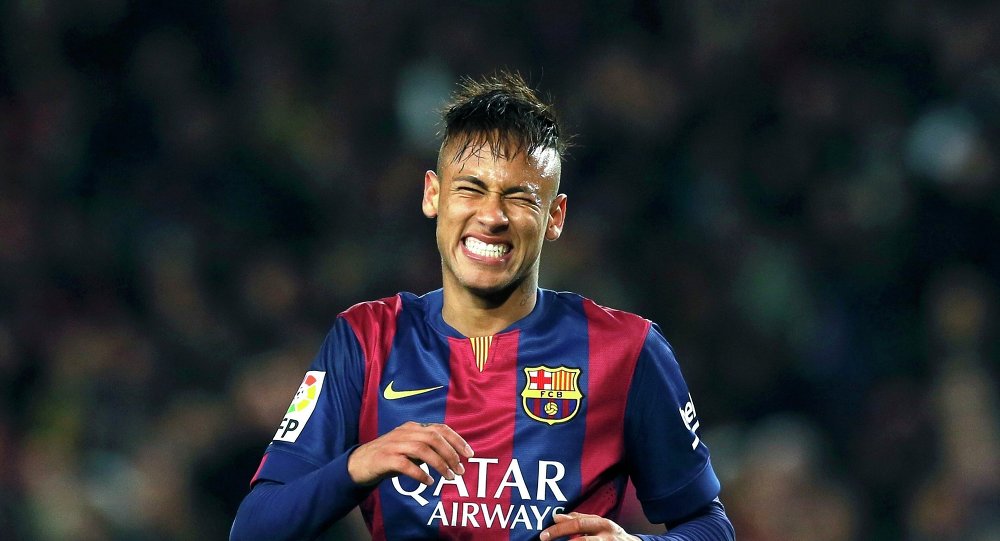 Neymar llega a Barcelona para firmar un anuncio publicitario