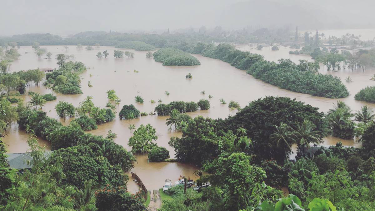 (Video) Huracán Lane se acerca a Hawái desatando fuertes inundaciones