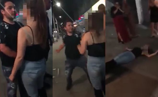 Brutal ataque contra una mujer en la puerta de una disco indigna en las redes sociales (+Video)
