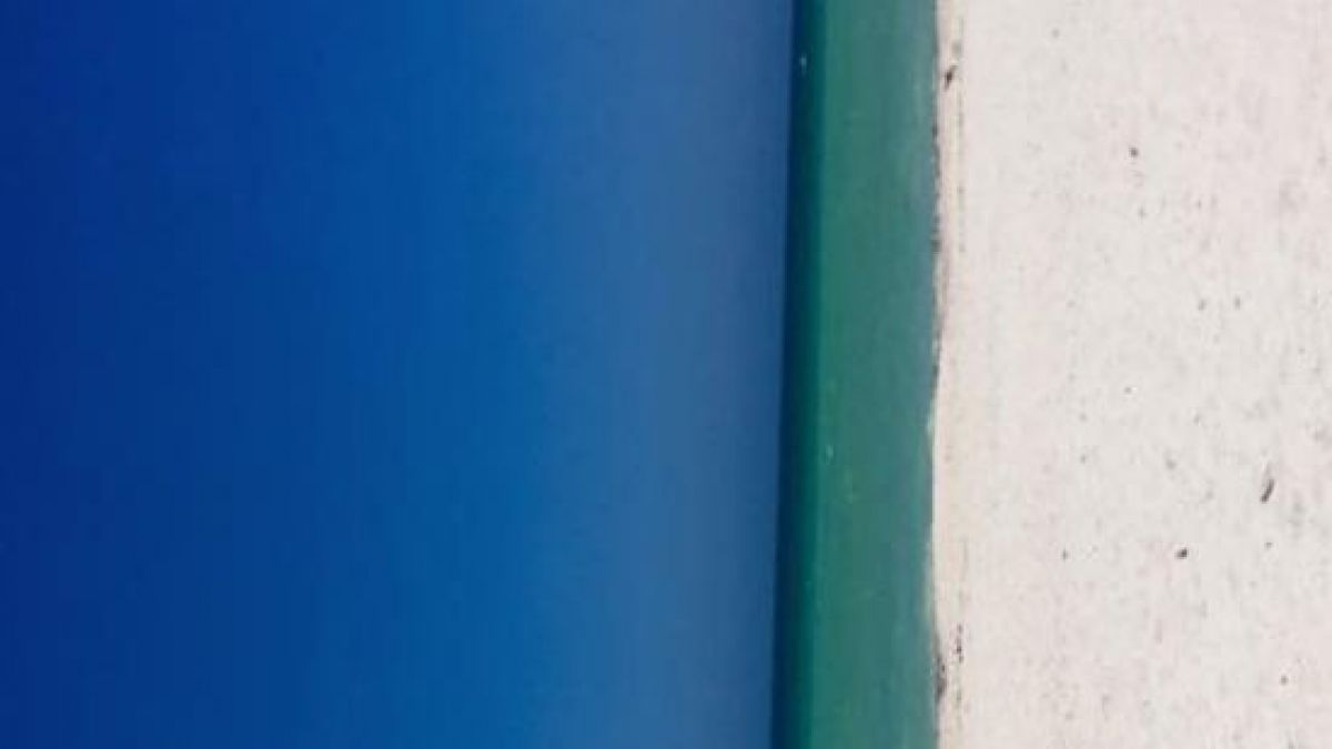 (Foto) ¿Es una playa o una puerta? Esta es la nueva ilusión óptica viral