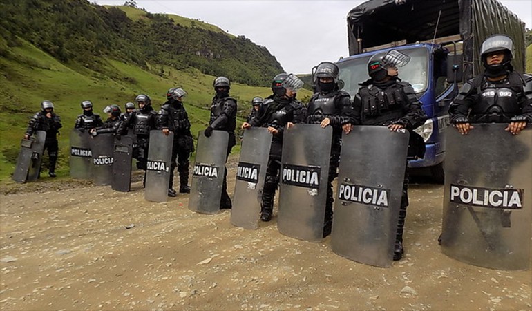 (Video) Falleció el indígena que fue herido en un enfrentamiento con la policía colombiana