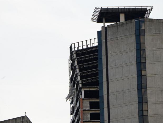 La torre David quedó inclinada tras sismo de 6.9 en Venezuela