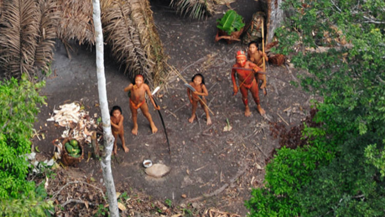 (Video) Dron graba la vida diaria de una tribu aislada en la Amazonía brasileña