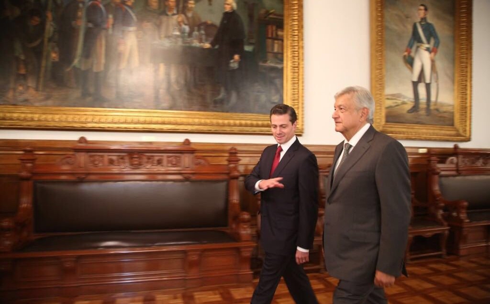 AMLO y Peña Nieto se reúnen este jueves por transición presidencial