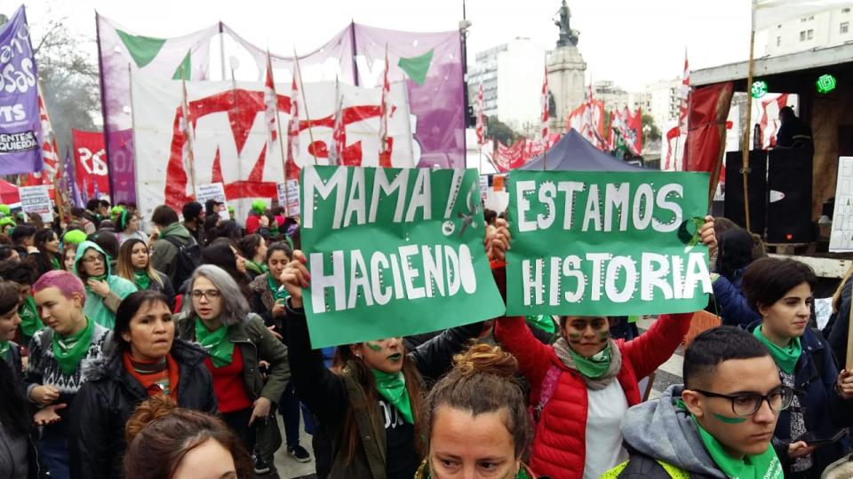 Aborto en Argentina, el debate que se extenderá hasta la medianoche