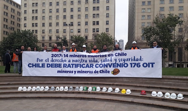 Trabajadores de la minería exigen al Gobierno ratificar el Convenio 176 de la OIT sobre Seguridad en Minas