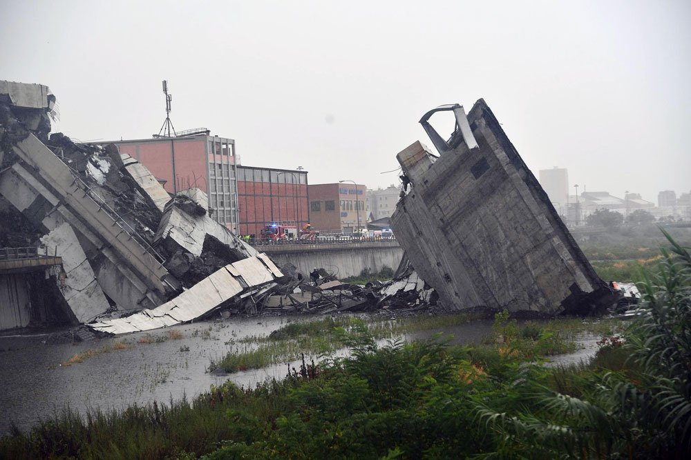 Aumenta a 39 el número de victimas por el derrumbe del puente Génova