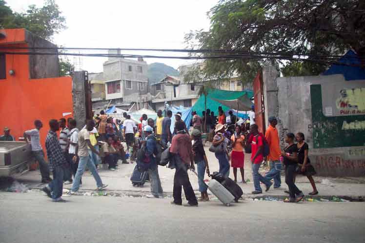 Protestan por desalojos forzosos y masivos en Haití