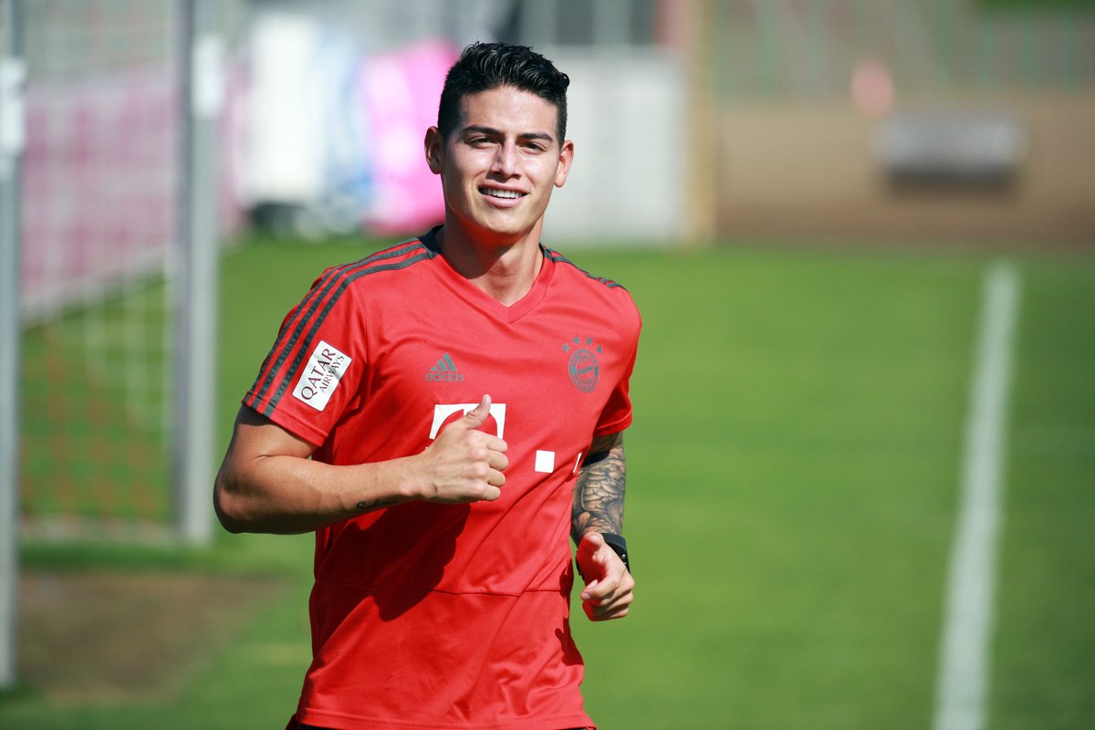 James Rodríguez inició sus entrenamientos con el Bayern de Munich