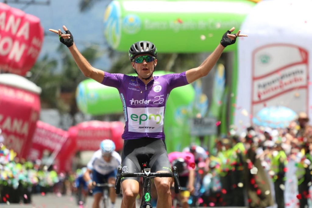 Juan Pablo Suárez se queda con la quinta etapa de la Vuelta a Colombia