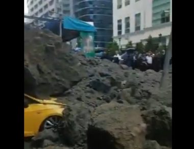 derrumbe en mexico causa pocos danos