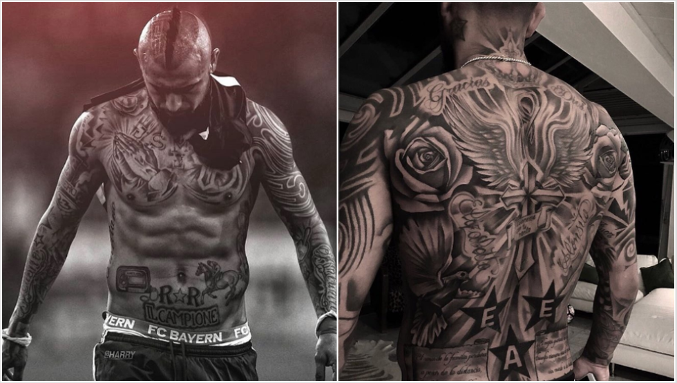 Tatuajaes de Arturo Vidal