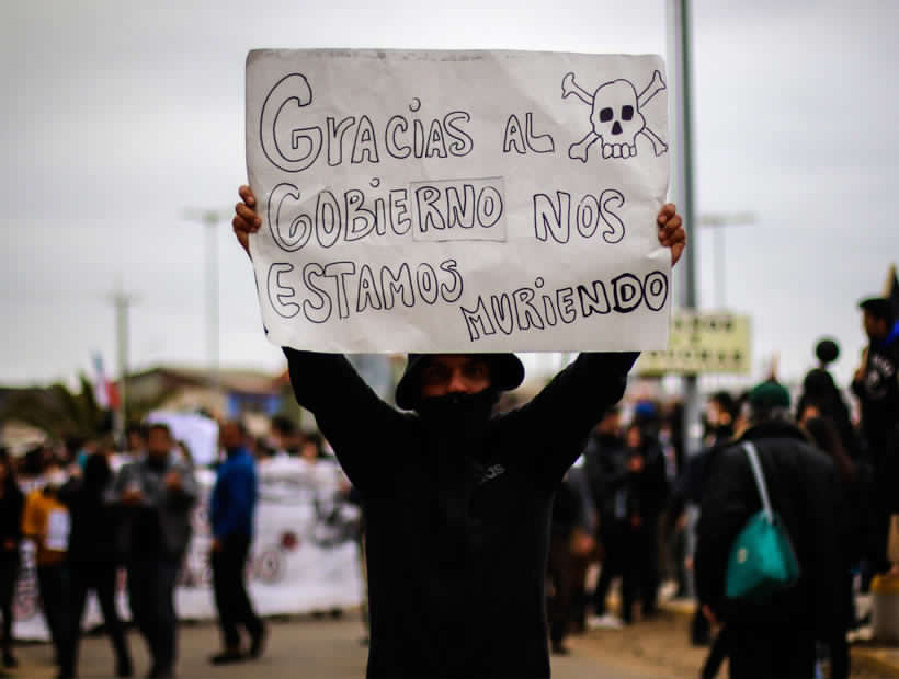 Nueva protesta por contaminación en Quintero y Puchuncaví: Autoridades confirman 311 intoxicados