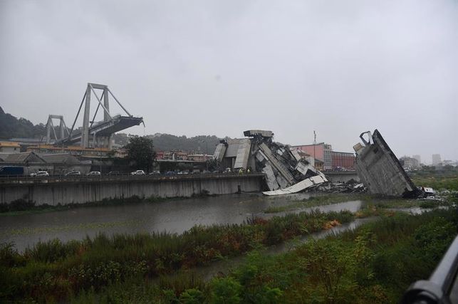Investigarán responsabilidad de Autostrade per l’Italia en derrumbe del puente Morandi