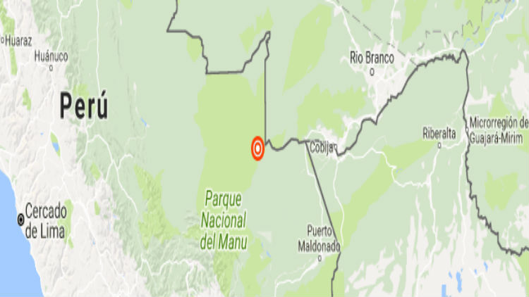 Dos sismos de magnitud 6,8 y 7 sacudió la frontera entre Perú y Brasil