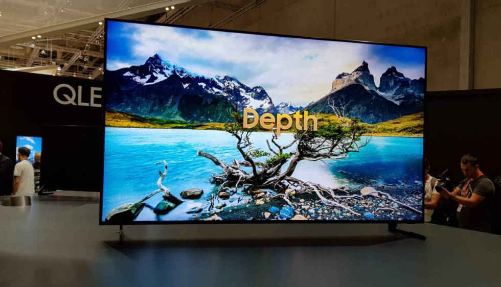 (Foto+Video) El televisor 8K de Samsung se camuflará con la pared cuando esté apagado