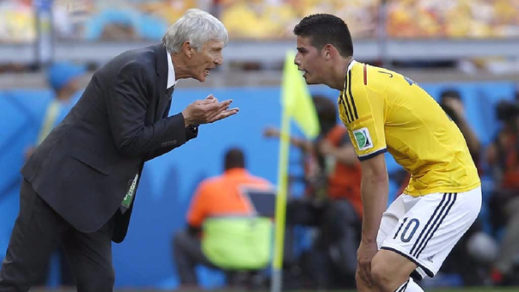 James Rodríguez a Pékerman: «Gracias por hacerme mejor jugador»