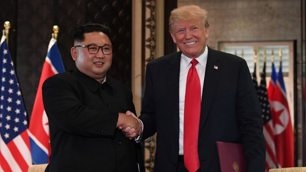 Trum y el lider de Corea del Norte