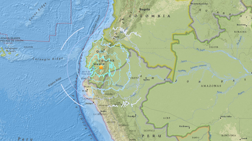 (Videos) Fuertes temblores sacudieron a Ecuador, Chile y Panamá en menos de una hora