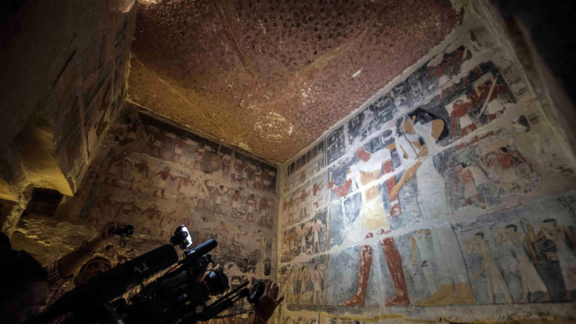 (Fotos) ¡Imperdible! Primeras imágenes de una tumba egipcia de 4.000 años de antigüedad