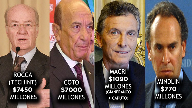 (Fotos) Estos son los millonarios asociados al desastre económico de Macri en Argentina