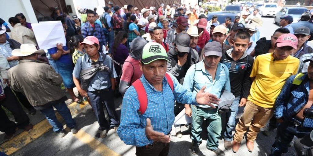 Campesinos denuncian haber sido engañados para manifestar contra la Cicig