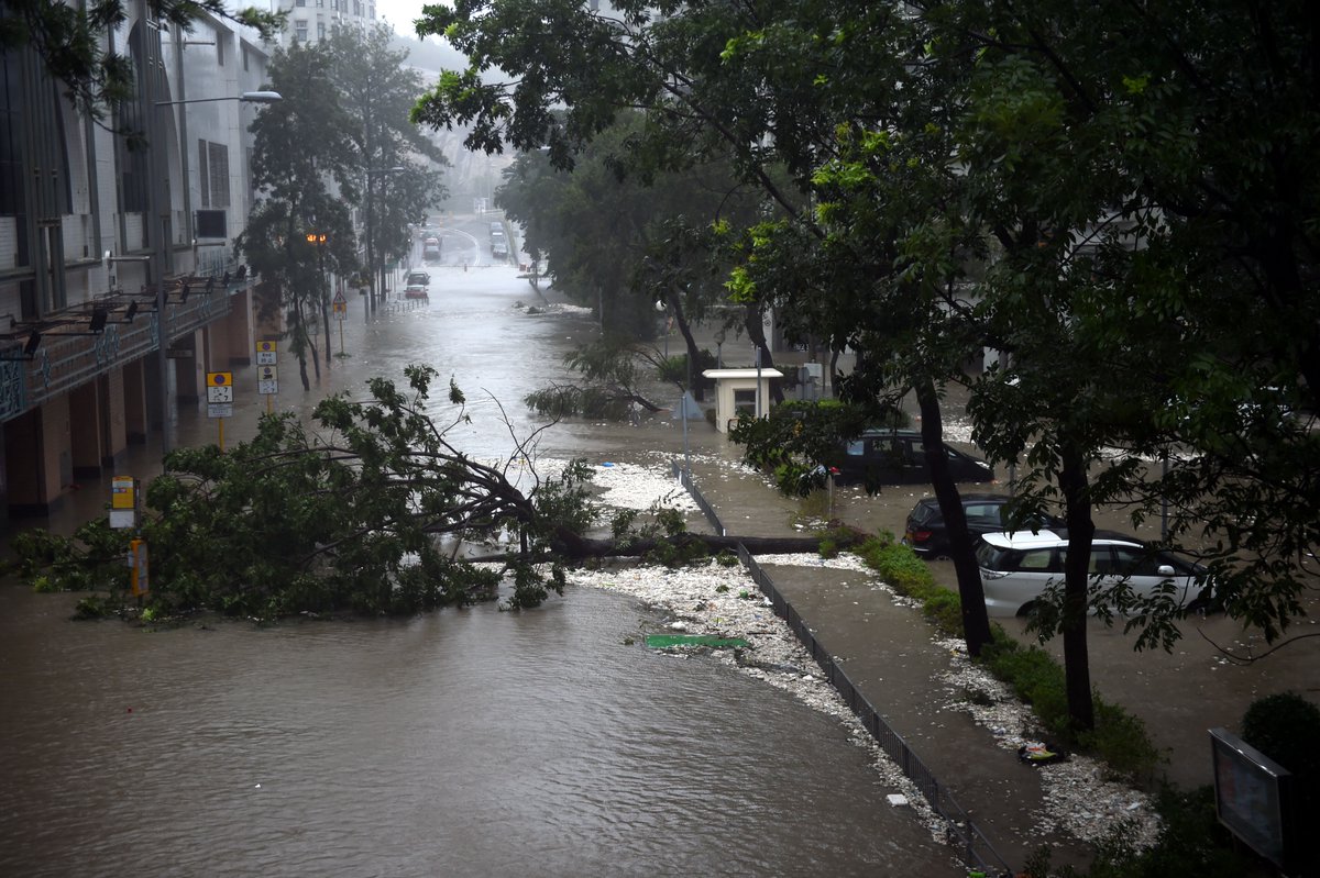 El supertifón Mangkhut hace estragos por Filipinas y China