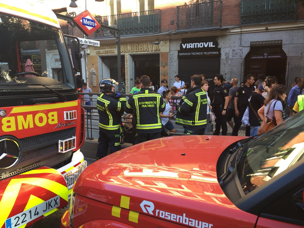 Una explosión se registró en el Metro de Madrid generando pánico en los pasajeros