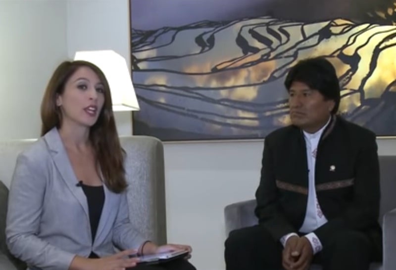 Evo Morales denuncia que EE. UU. quiere el petróleo más que la democracia en Venezuela