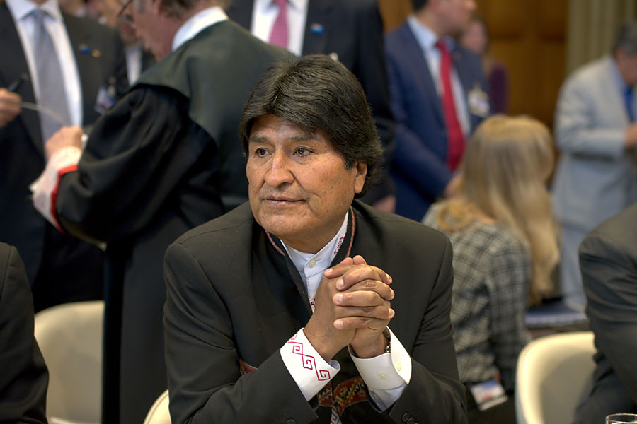 Presidente de Bolivia  pide a su homologo chileno «cerrar heridas» de hace 100 años