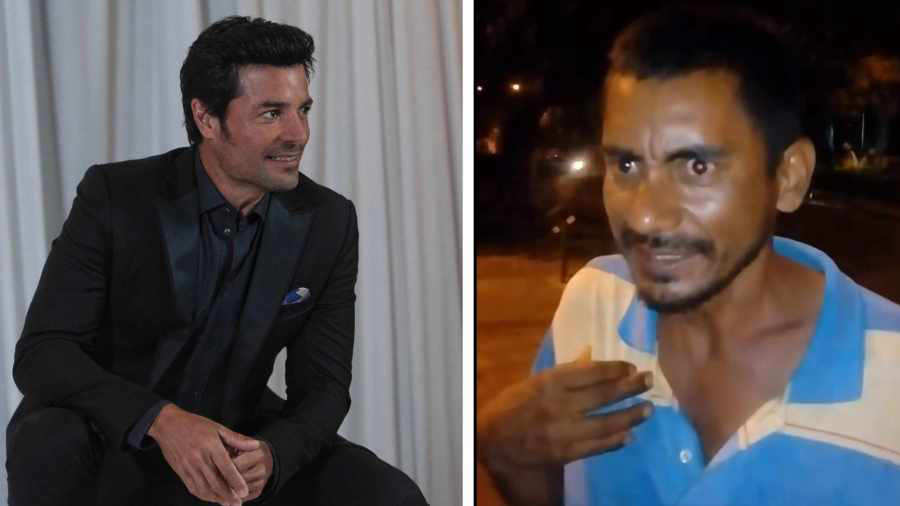 (+Video) Un vagabundo en Colombia canta como Chayanne y crea sensación en los fans del cantante