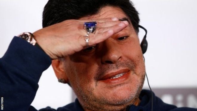 (Video) Maradona explica a medios mexicanos que es realmente «sentir presión»