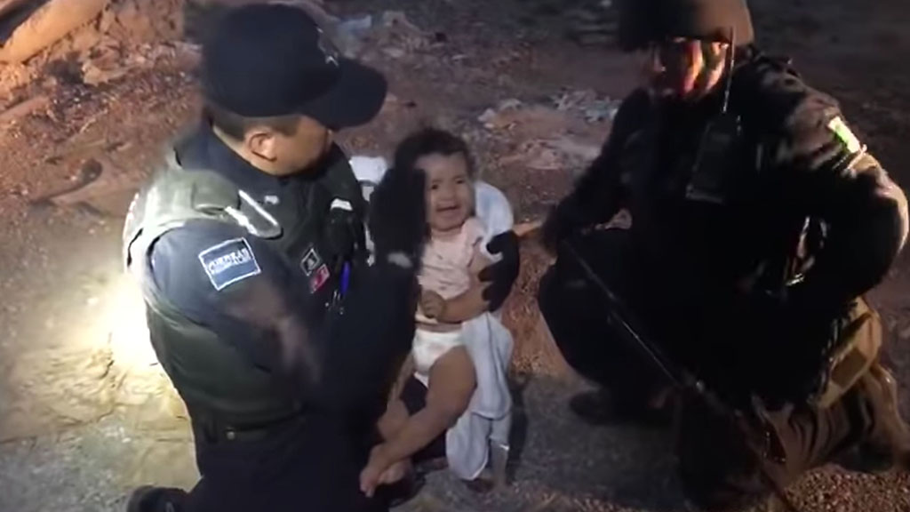 (Video) Rescate de bebé secuestrada en México fue un montaje hecho por la policía