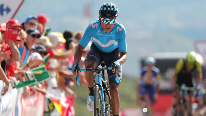 Nairo Quintana se aleja de coronarse en la Vuelta a España