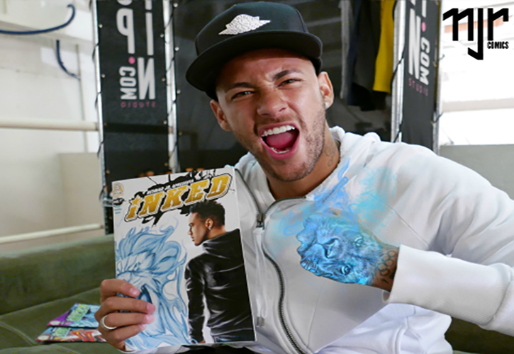El brasileño Neymar protagoniza una nueva línea de comics