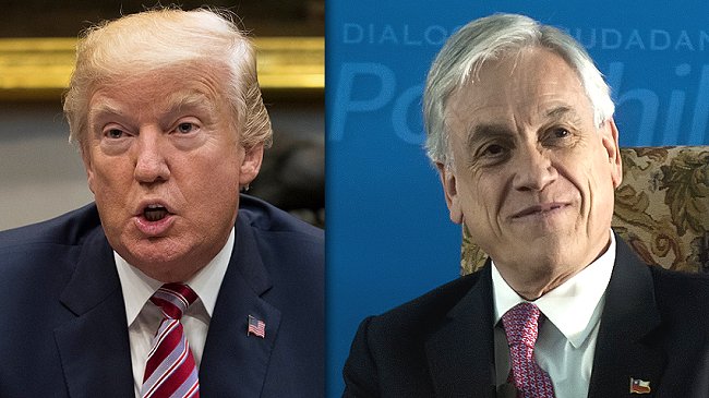 Ampuero y Pompeo afinan detalles de reunión de Piñera con Trump en Washington