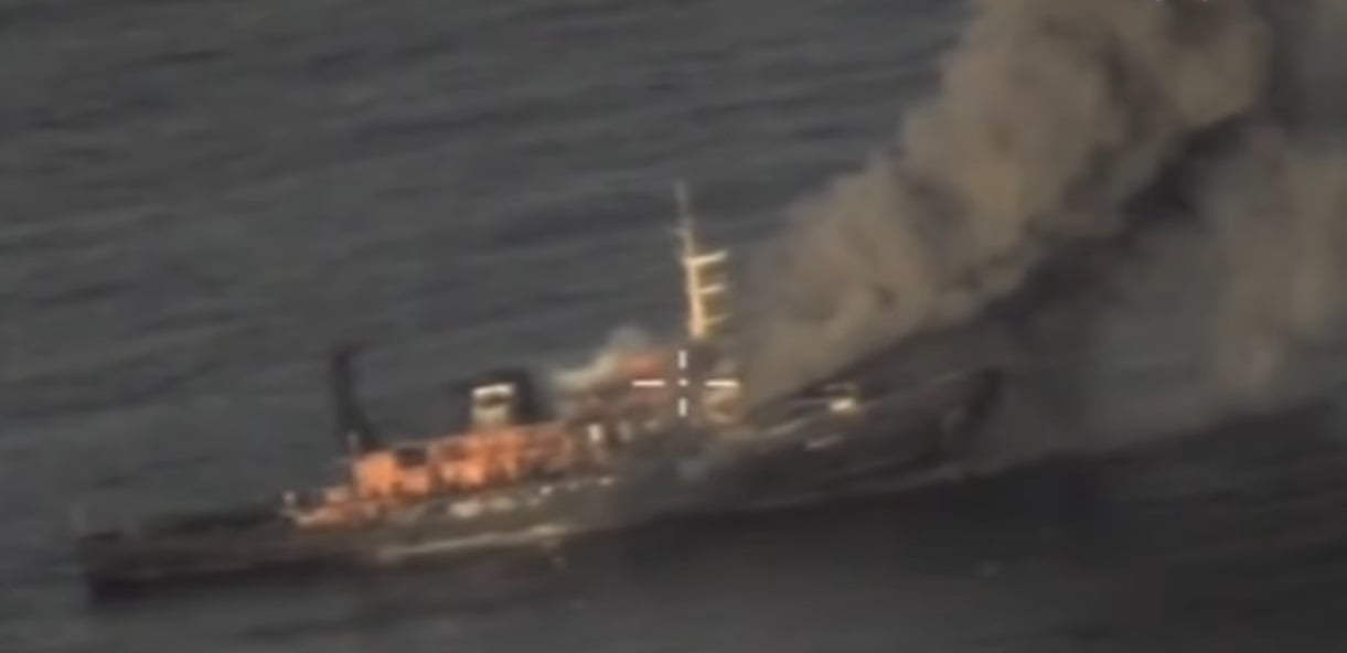 video de pruebas militares de la fuerza naval rusa